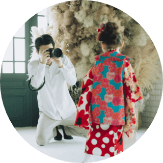 別の衣装に着替えて追加で撮影